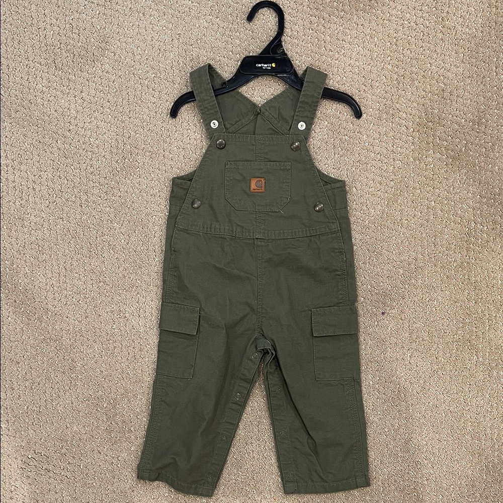 Carhartt Kids Forest Green Overalls